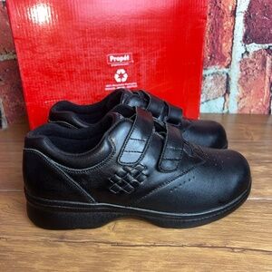 Propet women’s vista strap black shoes size 8.5 W (D) new